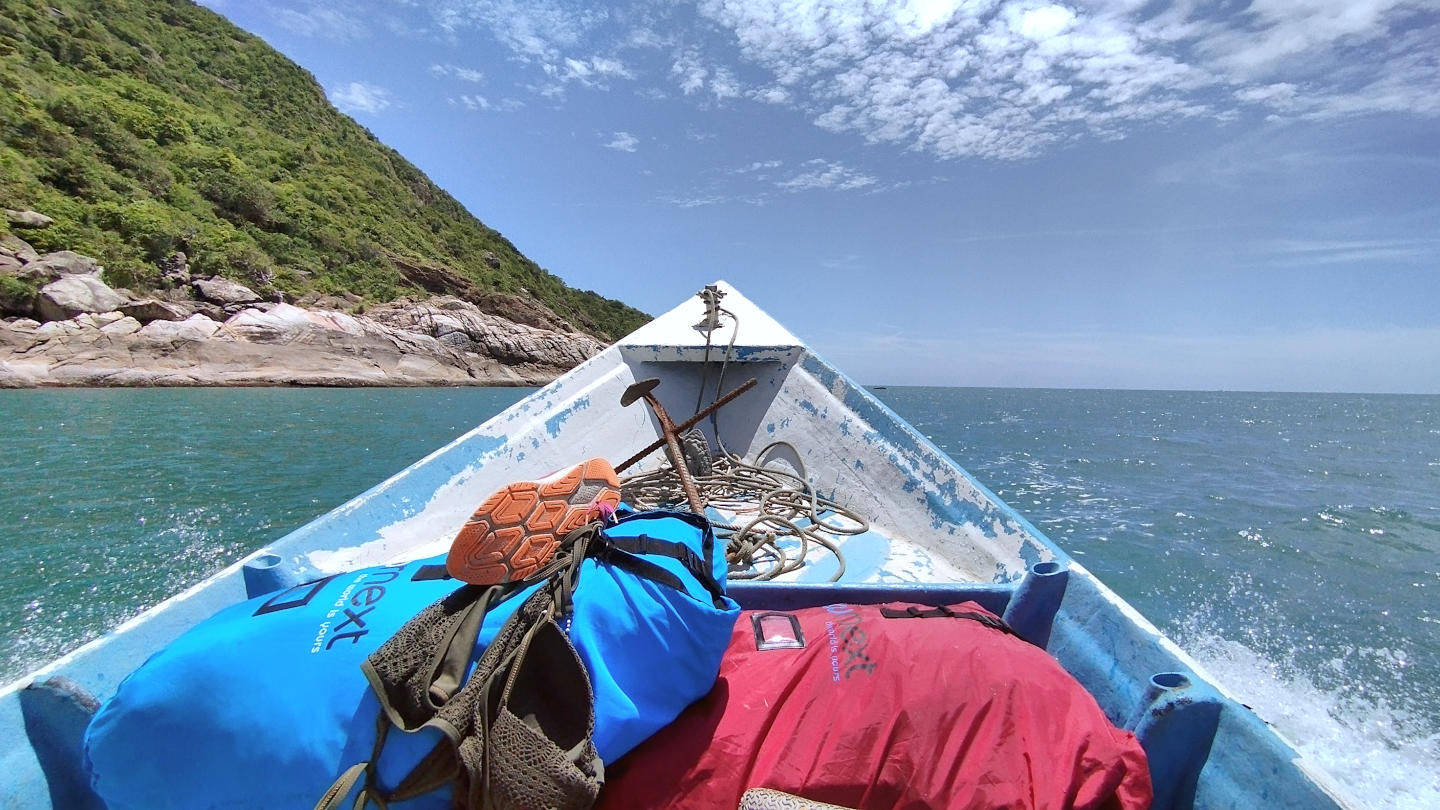 Longtail Boot, Transfer zum Bottle Beach in Ko Phangan, Thailand