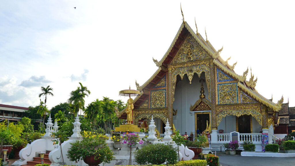 Eingangsgebäude im Wat Phra Singh, Königstempel Erster Klasse, Chiang Mai, Thailand